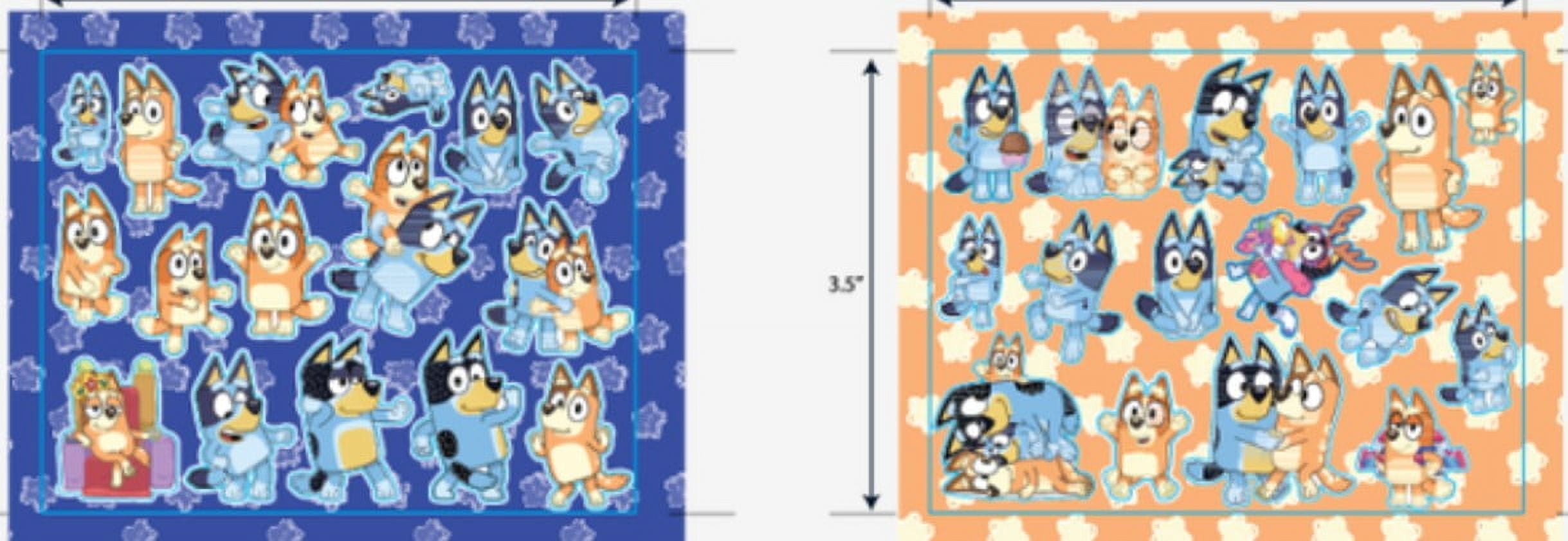 Bluey Deluxe Activity Art Set with Metal Carrying Case, for Boys and Girls, Over 200 Pieces, Multi-Color