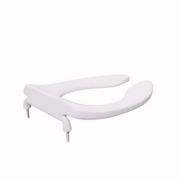 Jones Stephens C108C00 White Elongated Plastic Toilet Seat
