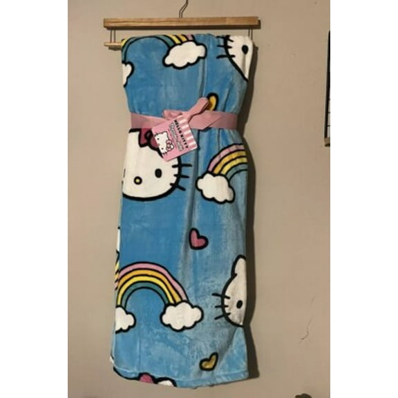 Hello Kitty Throw Blue
