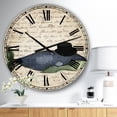 thumbnail image 2 of DesignArt Old Style Whale With Hat Large Wall Clock, 2 of 2