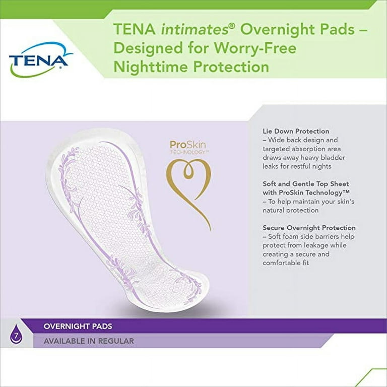 Tena Intimates Overnight Pad Incontinence Protective Underwear