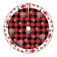 thumbnail image 1 of Alfombra de falda de árbol de Navidad, decoración de Año Nuevo, adornos para el hogar, fiesta de Navidad, decoración inferior de árbol, Alfombra de piso, manta, 90cm, 1 of 3
