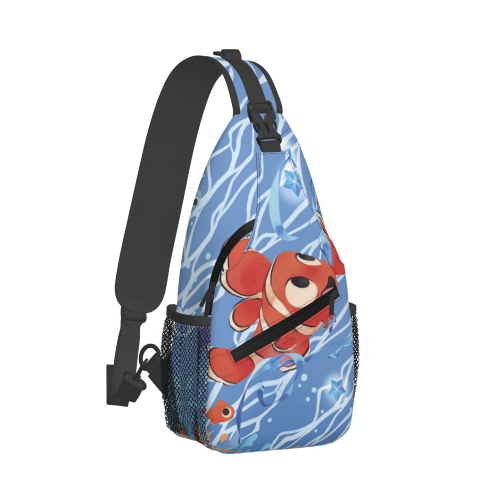 Finding Nemo Casual Sling Bag for Women Men Travel Crossbody Sling Backpack Small Chest Shoulder Bag Gym Sports Hiking Daypack 7.5 x 3.5 x 15.3 inch
