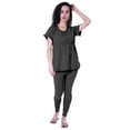 thumbnail image 1 of Moomaya Ensemble de Nuit pour Femmes Pyjama en Coton 2 Pcs Chemises de Nuit, 1 of 7