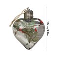 thumbnail image 3 of Christmas New Christmas Decoration LED Luminous Heart Christmas Tree Pendant Creatives Transparent Christmas Ball, 3 of 6