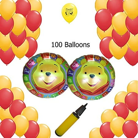 Winnie The Pooh Party Supplies Balloon Decoration Kit 100