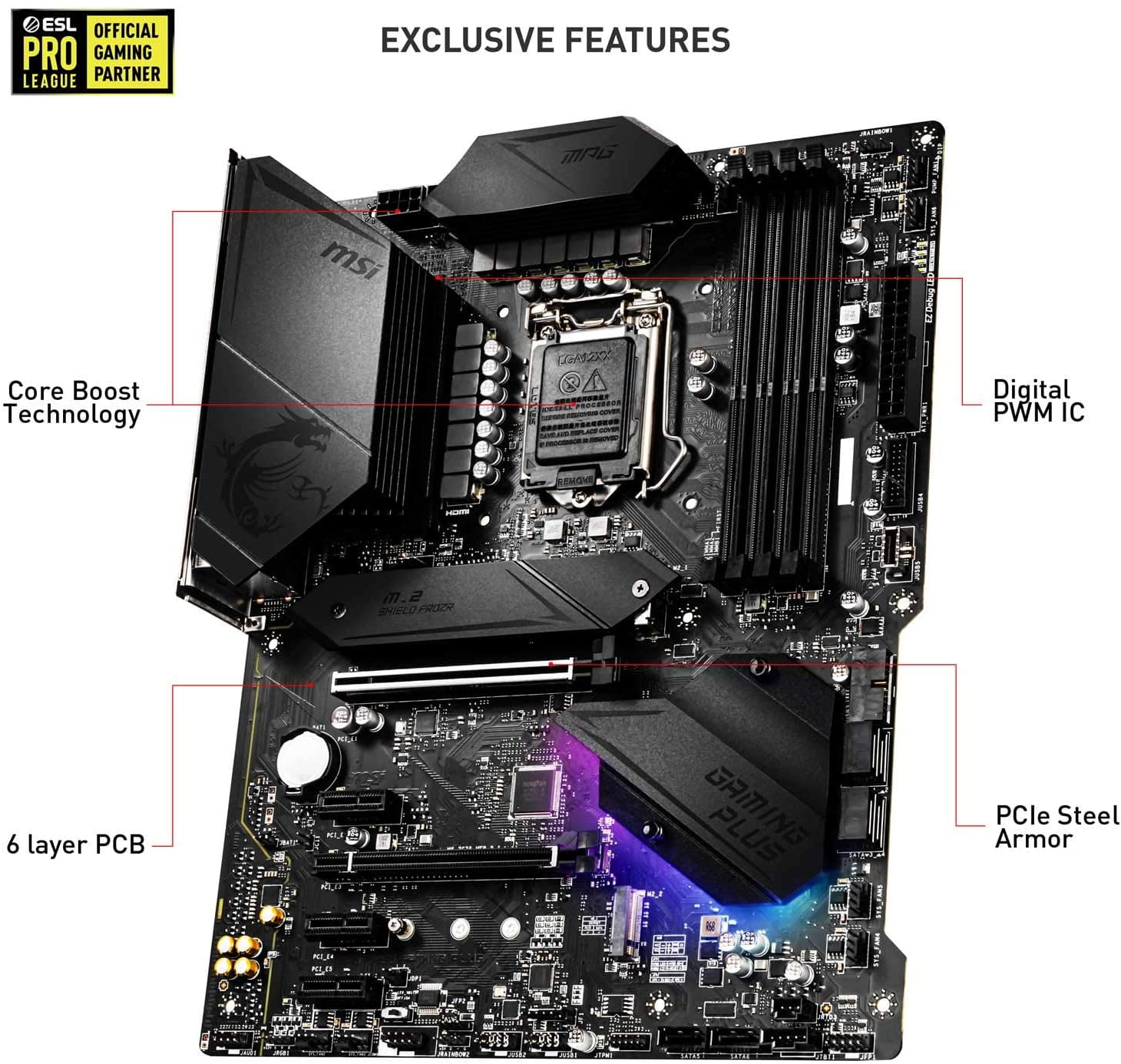 MSI MPG Z490 Gaming Plus Gaming Motherboard (ATX, Egypt Ubuy