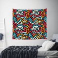 thumbnail image 3 of Bingfone Polyester Fabric Tapestry Geometry Wall Hanging Tapestry,Daily Decorative Tapestry for Bedroom Living Room Dorm 60L x 51W Inches, 3 of 7