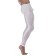 thumbnail image 4 of Kaerm Men's Compression Long Pants Ice Silk Leggings Athletic Sports Tight Pants Base Layer Bottom White L, 4 of 7
