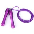 thumbnail image 3 of Cuerda para saltar de aluminio ajustable, con asas antideslizantes, para adultos, para fitness de alta intensidad, 3 of 8