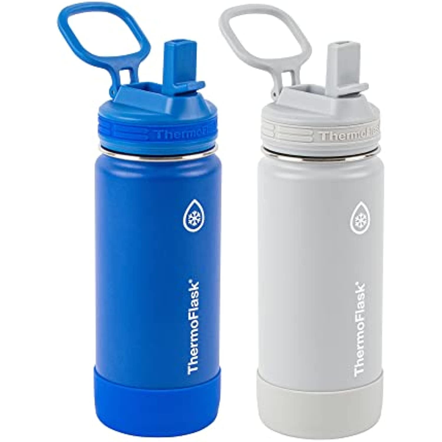 Thermoflask Kids 16 oz Stainless Steel Insulated Water Bottles, 2 Pack
