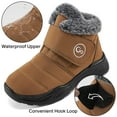 thumbnail image 3 of Ablanczoom Snow Winter Booties Women Ankle Boots with Warm Faux Fur, 3 of 6
