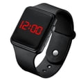 thumbnail image 2 of Reloj digital LED cuadrado de moda para estudiantes adultos, resistente al agua, luminoso, con revestimiento, gafas de sol, reloj electrónico deportivo, 2 of 6