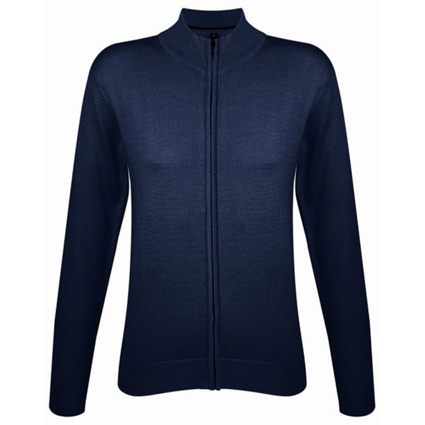 SOLS - Cárdigan con cremallera modelo Gordon para mujer (Azul marino) SOLS UTPC505_navy