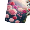 thumbnail image 5 of Hello Valentine’s Day Alaskan Malamute Flower Crown Romantic Pink Floral All Over Print Boxer Briefs Underwear for Men Dad Alaska Mal Dog Lovers Gifts - 00031, 5 of 6
