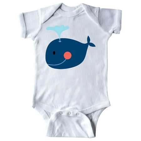 

Inktastic Whale Cute Blue Gift Baby Boy or Baby Girl Bodysuit