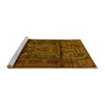 thumbnail image 2 of Ahgly Company Machine Washable Indoor Round Persian Yellow Traditional Area Rugs, 6' Round, 2 of 4