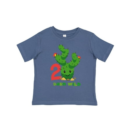 

Inktastic Cute Cactus 2nd Birthday Gift Toddler Boy or Toddler Girl T-Shirt