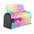 thumbnail image 3 of Daiia Fish Scale Mailbox Cover , Magnetic Welcome Mailbox Wraps Post Letter Box Cover for Garden Yard Home Decor-21x18 in, 3 of 9