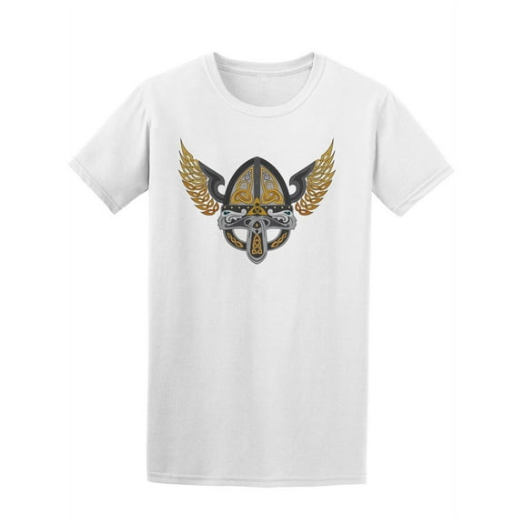Viking Winged Helmet T-Shirt Men -Image by Shutterstock, Male XX-Large