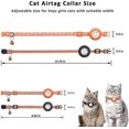 thumbnail image 1 of 2 collares reflectantes ajustables para gatos con etiqueta de aire con hebilla de seguridad separable y campana. LingWen 1327533338127, 1 of 1