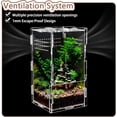 8x4x4in Vertical Acrylic Jumping Spider Enclosure – Arboreal Tarantula ...