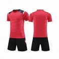 thumbnail image 2 of CAICJ98 Boys Girls Soccer Jerseys Training Kids Outfits Team Uniform Athletic Shirts Shorts Clothing Sets Sportswear (H,7-8 Years), 2 of 4