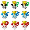 thumbnail image 2 of Trofeo de fútbol para niños, globos de helio de aire, decoraciones para fiesta de cumpleaños, regalos para niños, globo con números de dígitos verdes, azules y rojos de 32 pulgadas, 2 of 4
