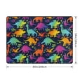 thumbnail image 2 of Area Rugs For Living Room Decor - Colorful dinosaur C Soft Anti Slip Throw Washable Rugs 5x7 For Bedroom, Indoor Carpet For Bedroom Living Room 80x58In, 2 of 7