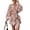 Pink, variant on Jdlsppl Women's V Neck Romper Deep V Neck Jumper Shorts Jumpsuit Sexy Cotton Summer Floral Printed Long Sleeve Puff Sleeve Blue 8-10