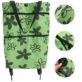thumbnail image 3 of Trolley Folding Shopping Bag Lightweight Convenient Collapsible Shopping Bag Cart, 3 of 7