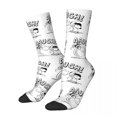 thumbnail image 2 of Calcetines antideslizantes de baloncesto para hombre y mujer, divertidos, de otoño e invierno, con diseño de Peanuts, Charlie Brown, Lucy, fútbol, Kick Aaugh y Snoopy, 2 of 5