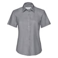 thumbnail image 1 of Russell Collection Ladies/Womens Short Sleeve Easy Care Oxford Shirt, 1 of 2