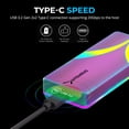 thumbnail image 4 of Carcasa SSD SABRENT Rocket RGB USB C de 20 Gbps M.2 Sata/NVMe, 4 of 6