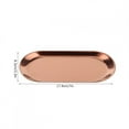 thumbnail image 2 of Stylish Oval Storage Tray, Perfect For Perfume, Brushes,  Accessories, 7" X 3.3", 2 of 6