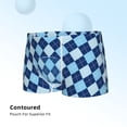 thumbnail image 3 of Pofeuu Blue Squares Print Boys' Boxer Brief Boys Underwear Kids Underwear Boys Cotton-Large, 3 of 7