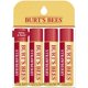 thumbnail image 1 of Burt'S Bees Bálsamo labial hidratante 100% natural fresa con cera de abejas y extractos de frutas - 4 tubos, 1 of 1