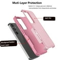 thumbnail image 3 of For Galaxy S24 Case, 2 in 1 Heavy Duty Armor Shockproof Cases,Hisdou Hybrid Dual Layer Rubber Drop Protection Grip Plastic Bumper Sturdy Phone Cover for Samsung Galaxy S24 6.2"-Pink, 3 of 6