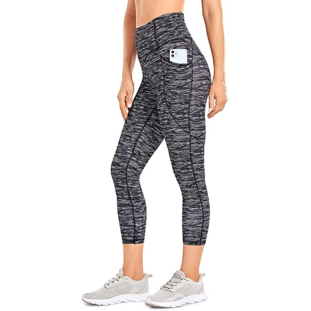 Compuye Women's Naked Feeling Workout Leggings 19"/21" - High Waist Gym