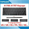 thumbnail image 2 of New A1706 A1707 Keycaps keys For Macbook Pro Retina 13" 15" Touch Bar key cap 2016 2017 Year Switzerland, 2 of 6