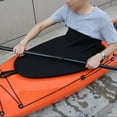 thumbnail image 4 of Universal Kayak Spray Deck Sprayskirt Escotilla Cubierta Impermeable Neopreno Ajustable para Canotaje Canotaje Marina Negro Accesorios shamjiam  Faldón de spray para kayak, 4 of 9