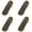 Random 4PCS, variant on Bird Parrot Intelligence Toys Mini Training Skateboard For Budgies Parakeet