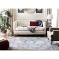 thumbnail image 3 of Safavieh Kazak Caymen Geometric Area Rug, Gray/Blue, 6'7" x 6'7" Square, 3 of 11
