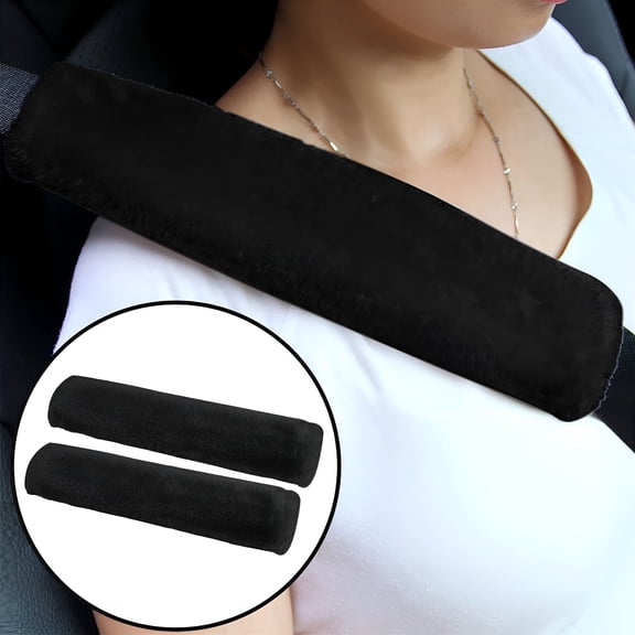 LADYGYM 2026 New 2Pack Soft Faux Sheepskin Car Seat Belt Pads Cover Shoulder Strap Covers for Car&Bag for Car Seat Comfort,Travel,Shoulder Protection,Handbags,Backpacks,Everyday Use