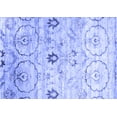 thumbnail image 1 of Ahgly Company Indoor Rectangle Abstract Blue Contemporary Area Rugs, 2' x 3', 1 of 4