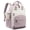 Light Purple-off-white-pinkish Purple 15.6, variant on Laptop Backpack for Women with Giant Tumbler Holder Pocket,15.6 inch College Book Bag Nurse Teacher Backpack,Waterproof Work Travel Backpack Purse Laptop Computer Bag