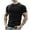 Black, variant on Mens T Shirts Man Elastic Workout Gym Muscle Shorts Sleeve Shirts Athletic Warm Keepting Casual T Shirts for Men Size:XL