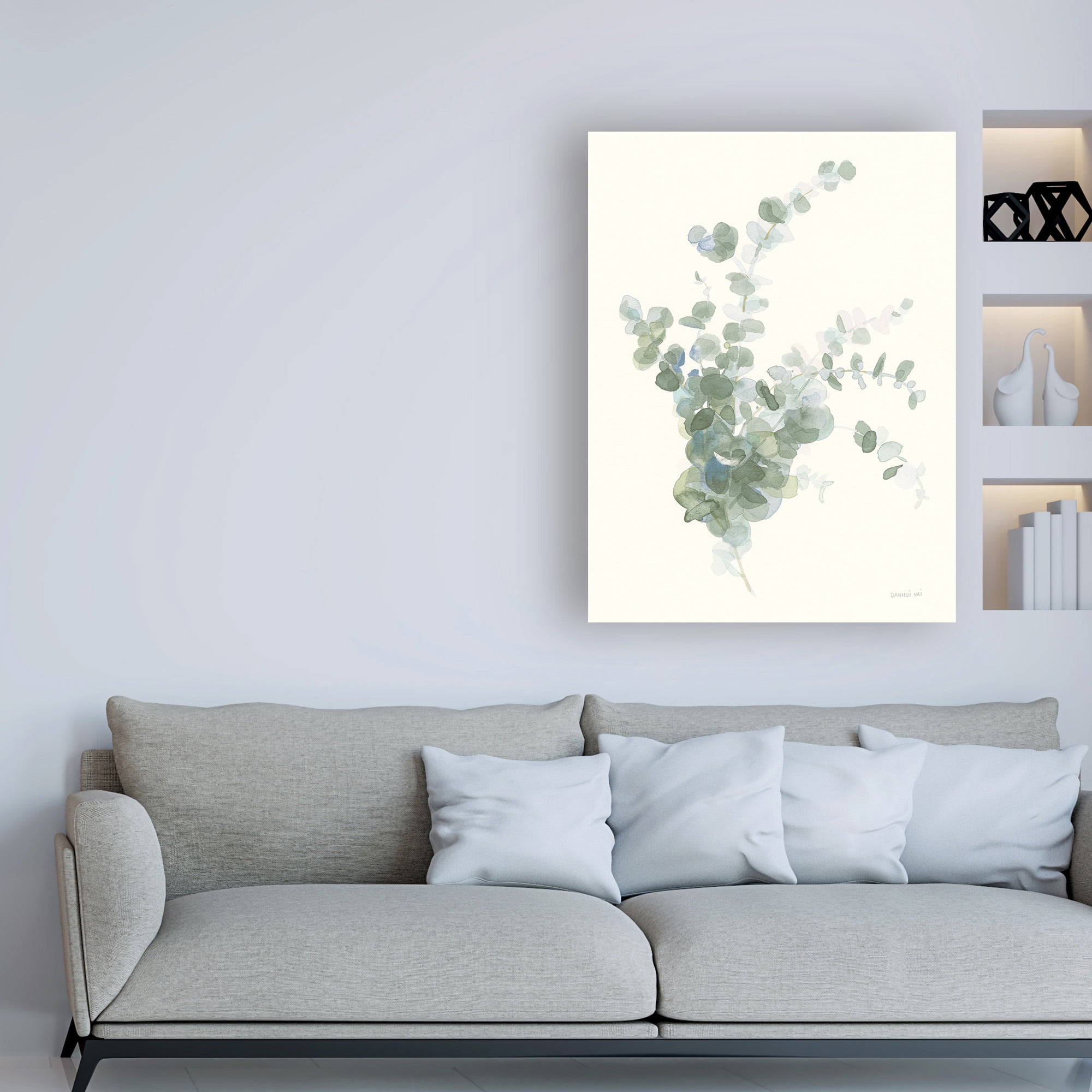 Trademark Fine Art 'Scented Sprig II Cool' Canvas Art by Danhui Nai