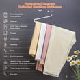 thumbnail image 4 of Perchas para pantalones JOYBOS que ahorran espacio con extremo abierto, 30 unidades, color blanco, 4 of 9