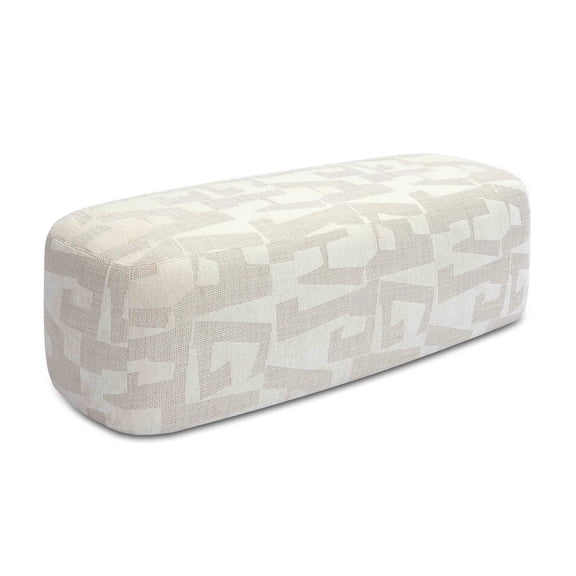TOV Furniture Graceland Cream Jacquard Bench
